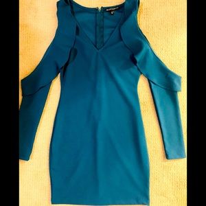 Teal Body-con Dress